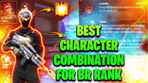 Best Character Combination For Rank Push Br Rank Best Character