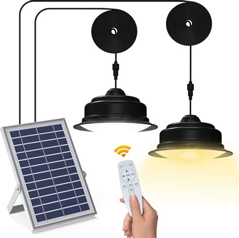 Solar Lights Indoor Outdoor Home Lumen Malitupy Dual Head Solar