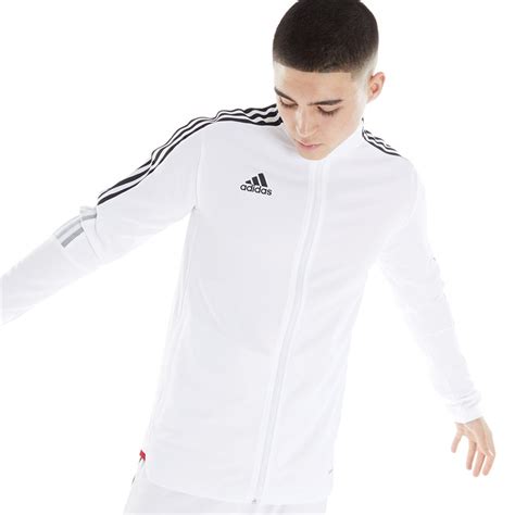 Buy Adidas Mens Tiro 21 Tracksuit Top White Black