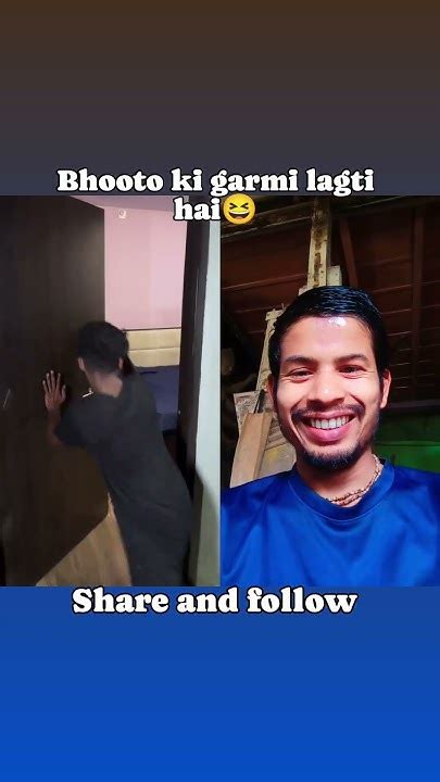 Bhoot Ko Bhi Garmi Lagti Hai 😜🤣 Funny Duetcomedy Indianactor Comedy