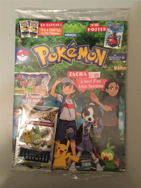 LE MAGASINE UNIVERS Pokémon N15 ECH de 2 boosters Pokémon épée et