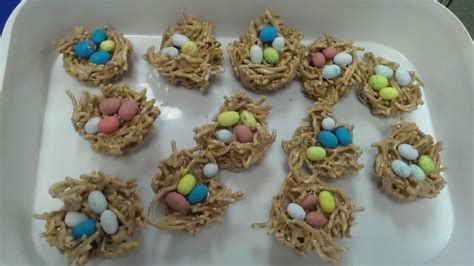 Springeaster Bird Nest Snack Idea The Nests Are Made From Butter