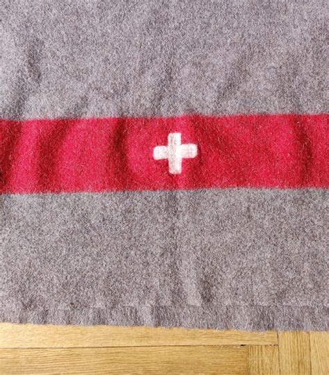 Vintage Swiss Army Wool Blanket Warehouse Swiss Military Etsy