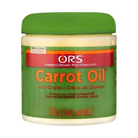 Ors Carrot Oil Hair Cream 170g Afro Glamour Cosmetics