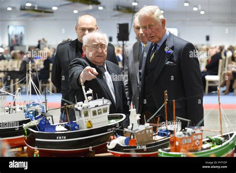 Prince Charles Attends The Opening Of Peterhead Fish Market In