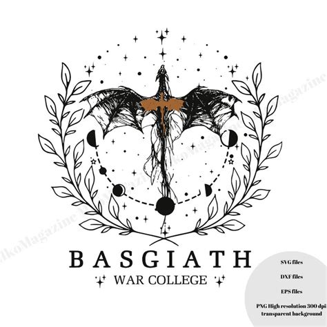 Basgiath War Collage Png Bundle Dragon Rider Dxf Fourth Etsy