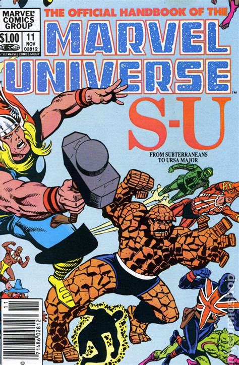 Official Handbook Of The Marvel Universe 1983 1984 Marvel Comic Books