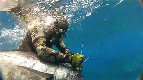 Spearfishing Ulua On Oahu Hawaii Youtube