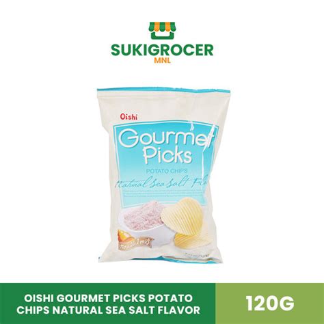 Oishi Gourmet Picks Potato Chips Natural Sea Salt Flavor G Lazada Ph