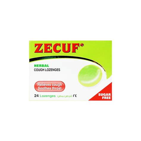 Buy Zecuf Lozenges Sugar Free 24s Online In Qatar View Usage Benefits