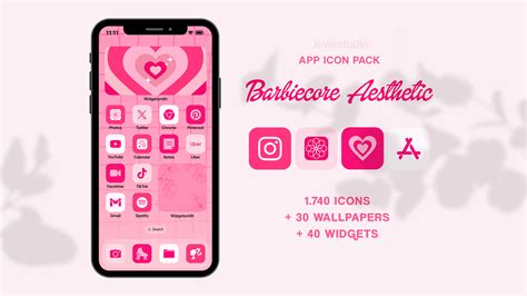 BARBIECORE AESTHETIC APP ICON PACK by lovietos on DeviantArt