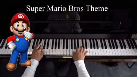 Super Mario Bros Theme Song Piano Tutorial Youtube