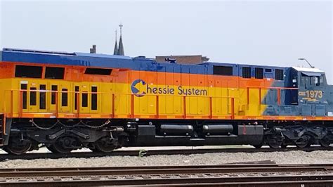 CSX Chessie System Heritage Unit Hamilton Ohio YouTube