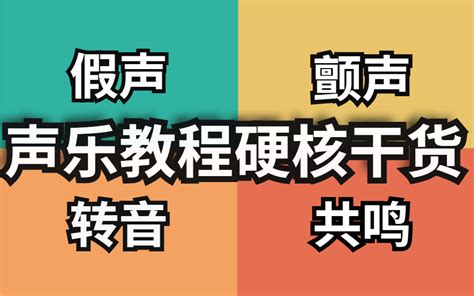 超硬核声乐教程！花2w买的声乐技巧干货分享，堪称b站最硬核，练声、假声、共鸣、颤音、转音、流行演唱等音乐综合教学 哔哩哔哩 Bilibili