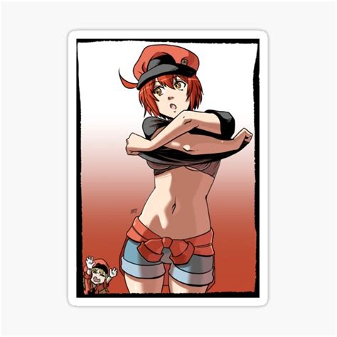 Red Blood Cell Sticker For Sale By Kukuruyo Redbubble