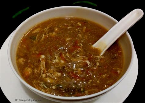 Hot and Sour Chicken Soup - Recipe Book