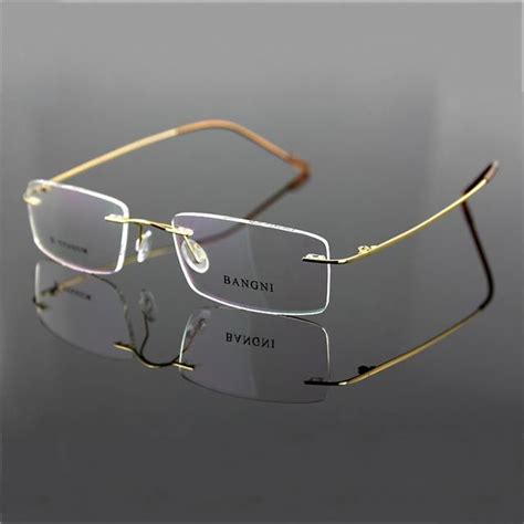 Beta Titanium Rimless Glasses Hinge Non Screw Flexible Eyeglasses Glas