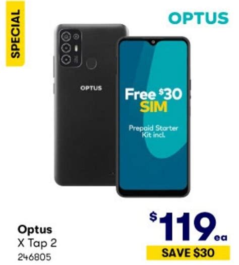 Optus X Tap 2 Offer At BIG W