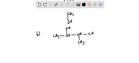 SOLVED: Draw the condensed or line-angle structural formula, if cyclic, for each of the ...