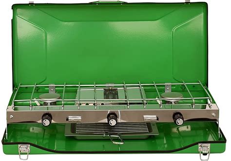 Flame King Ysnbbq 136 Portable 3 Burner Propane Gas Stove 21 X 9