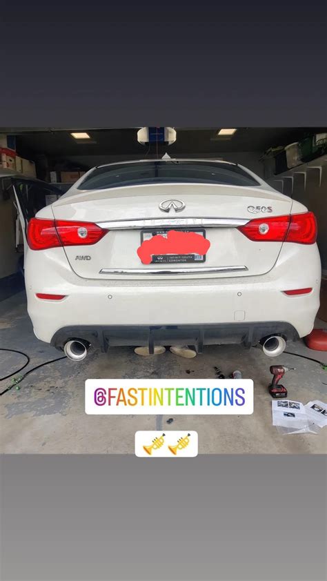 Exhaust Finally Installed | Infiniti Q50 Forum