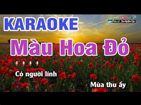 Màu Hoa Đỏ Karaoke Beat Chất Lượng cao Nhạc Sống Thanh Ngân nhạc