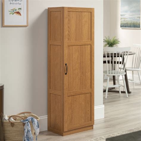 Sauder Sundial Floor Cabinet Highland Oak Finish Cabinets Matttroy