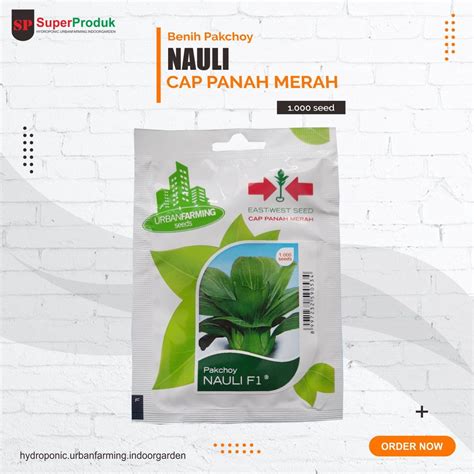 Jual Benih Pakcoy Nauli Panah Merah Kemasan Small Pack Shopee Indonesia