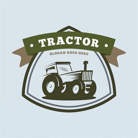 Plantilla De Dise O De Logotipo De Tractor Agr Cola Vector Premium