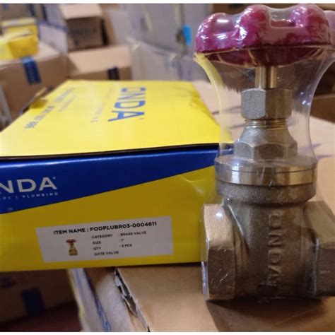 Jual Stop Kran Putar Onda Kuningan Gate Valve Shopee Indonesia