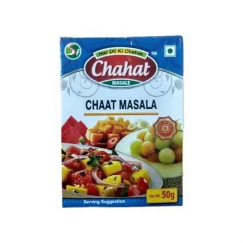 Chahat 50g Chaat Masala Packaging Size 50 G Packaging Type Box At