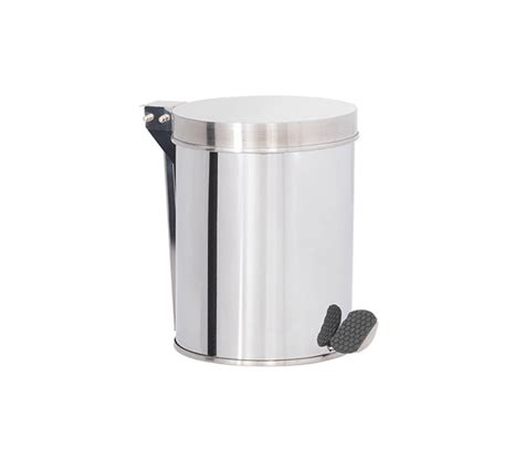 Lixeira de Aço Inox tampa E PEDAL 10 Litros