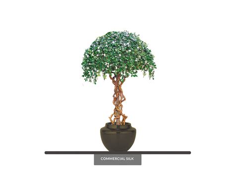 Umbrella Tree Topiary Faux Boxwood Topiaries Commercial Silk