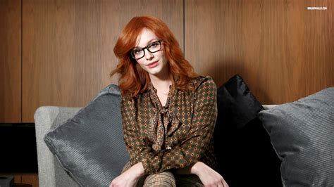 Women Redhead Model Long Hair Women With Glasses Glasses Actress