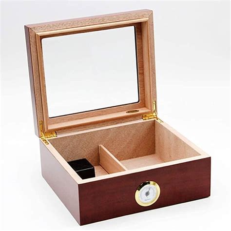 Amazon ZAPION Humidor Cedar Wood Surface Moisturizing Box Travel