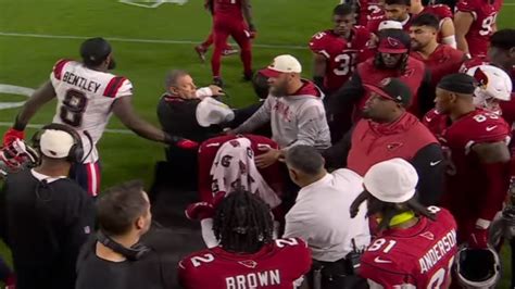 Kyler Murray Carted Off On Rd Play Of Game Non Contact Injury Youtube