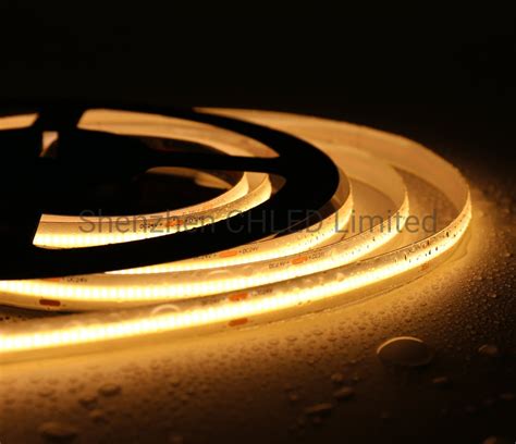 180 Degree High Bright 12V 24V COB LED Light Strip High Lumen 480 512