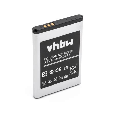 Vhbw Li Ion Batterie 850mah 37v Pour Téléphone Portable Mobil