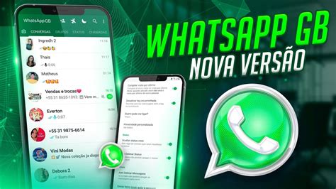 Como Baixar E Instalar O Novo Whatsapp Gb Atualizado Youtube