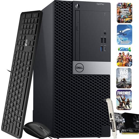 Restored Dell OptiPlex Gaming Desktop Computer Tower Intel Hexa Core i5 ...