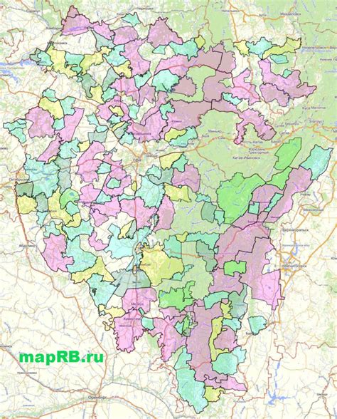 Карта липовых лесов белорецкого района башкирии - 80 фото