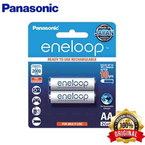 Panasonic Eneloop Aa Rechargeable Battery Mah Made In Japan