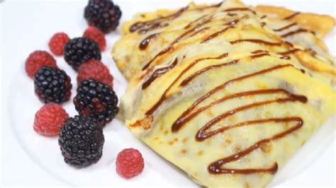 Receta De Crepes Aprende A Preparar Este Aperitivo Con Frutas En Casa