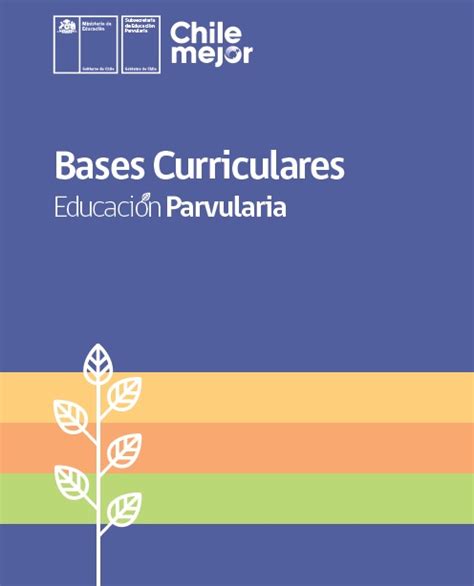 Descarga las Bases Curriculares de la Educación Parvularia 2018