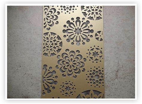 PVD Colour Coated Laser Cut Panels In Stainless Steel Mumbai India