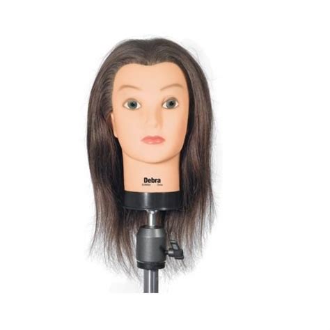 Celebrity Debra Cosmetology Human Hair Manikin