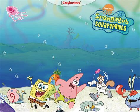 Download Happy Spongebob Patrick Jellyfish Fields Wallpaper ...