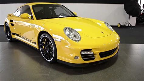 Porsche Carrera Turbo S Speed Yellow Lt Youtube