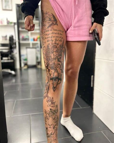 Aggregate More Than 75 Leg Sleeve Tattoos Vn