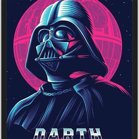 Quadro Decorativo Star Wars Darth Vader Nerd Geek Moldura G6